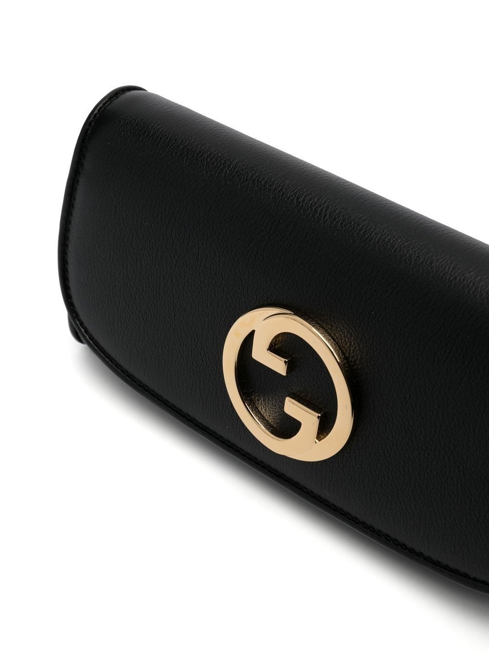 logo-plaque leather wallet - 4