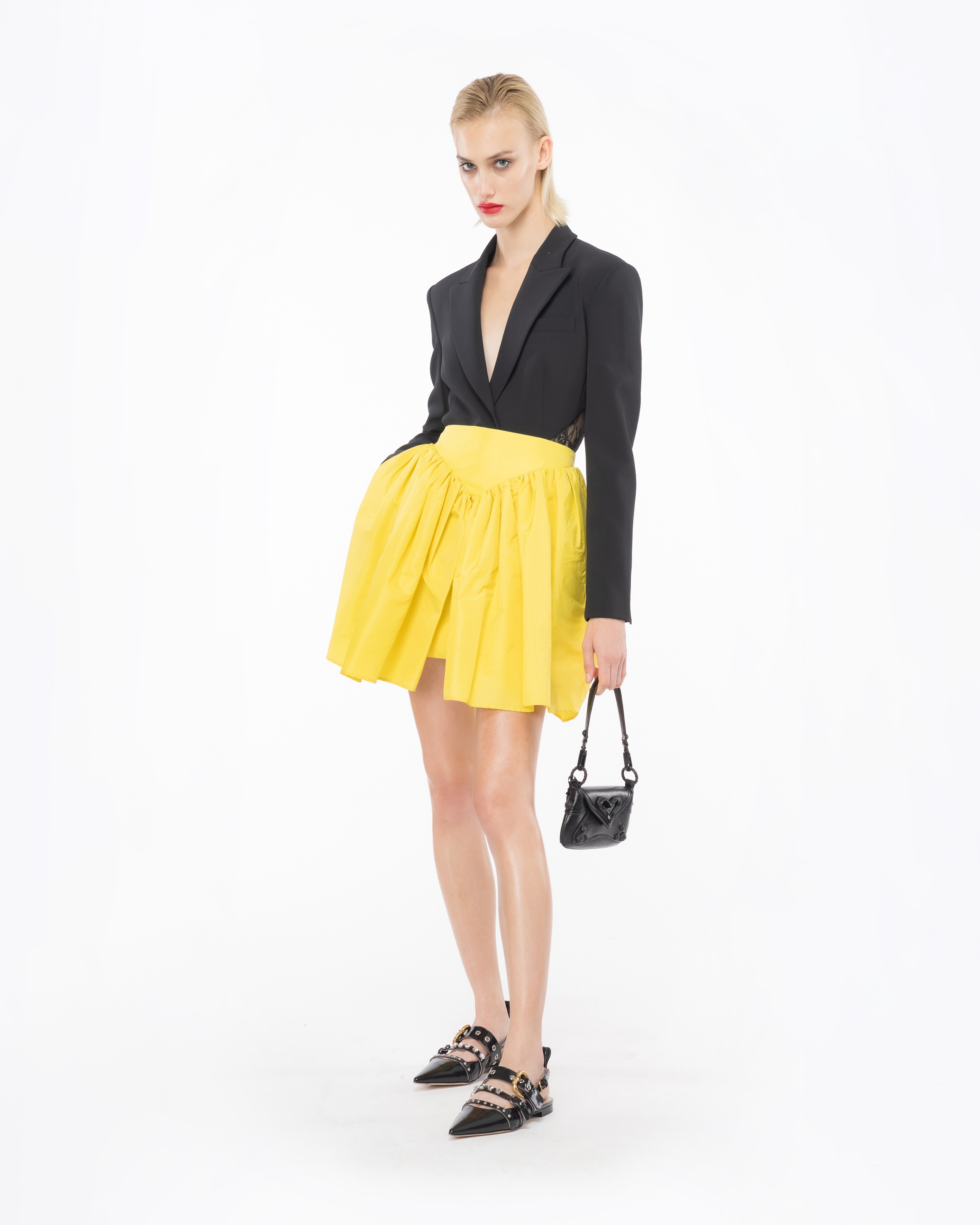 TAFFETA MINI SKIRT - 2