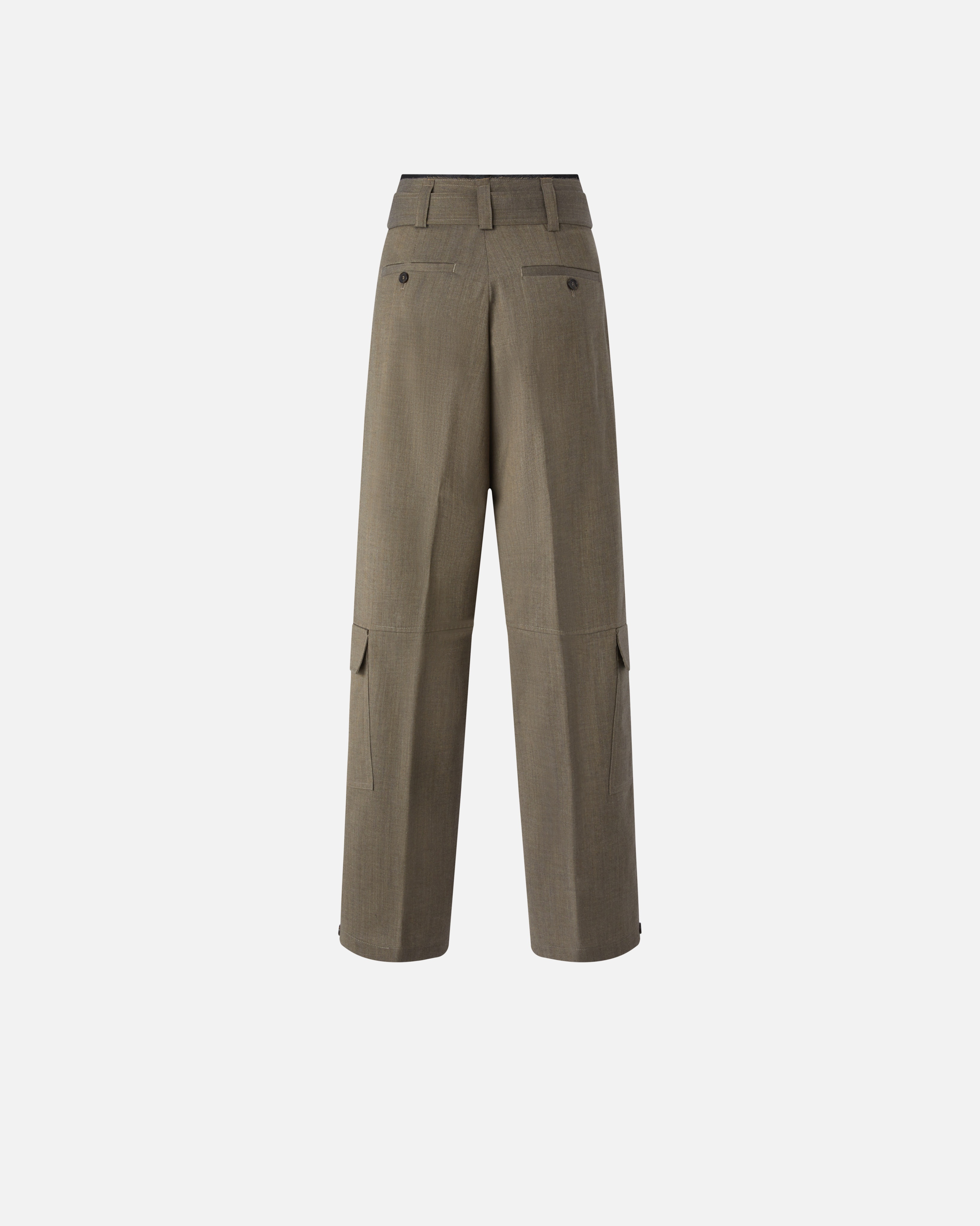 CARGO TROUSERS WITH MATCHING BELT - 2