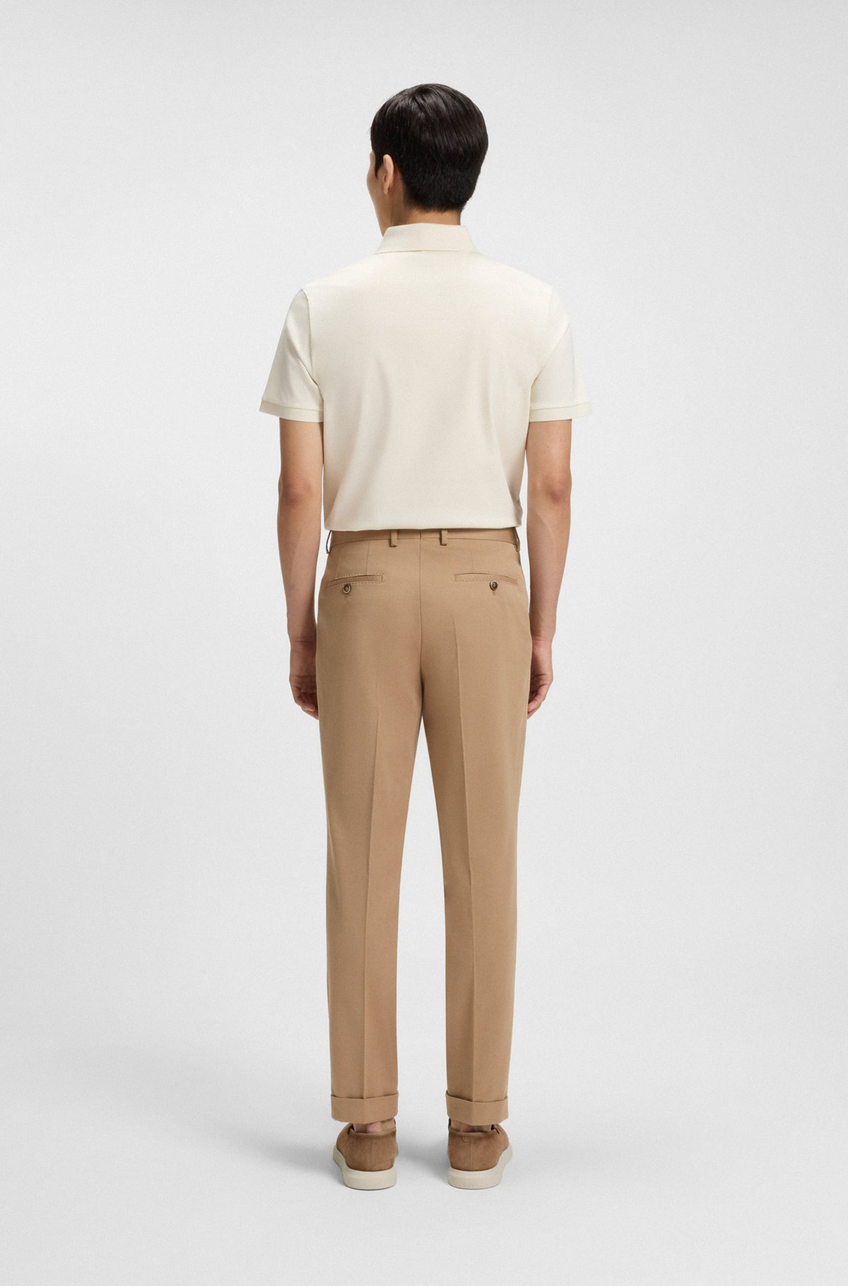 RELAXED-FIT PANTS IN TWILL - 4