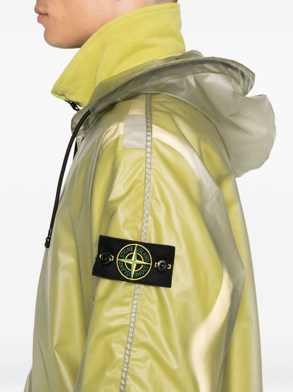hooded transparent raincoat - 5