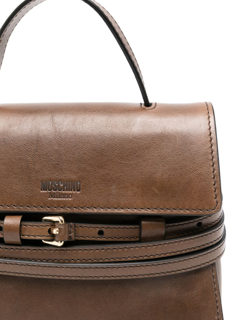 small Tie me buckle-strap tote bag 4