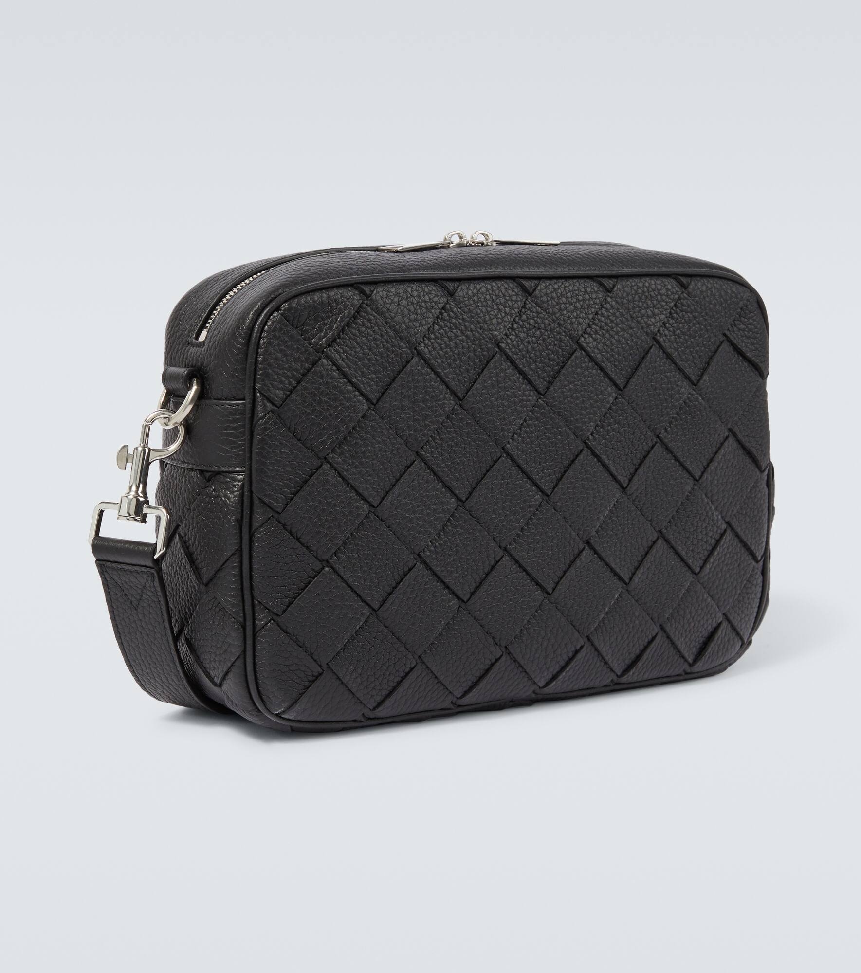 Intrecciato Medium leather camera bag - 5