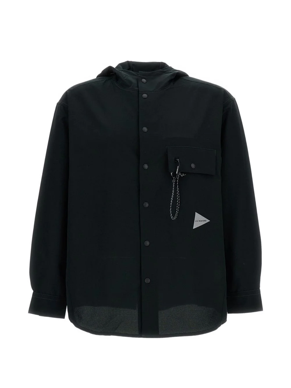 chest-pocket hooded jacket - 1