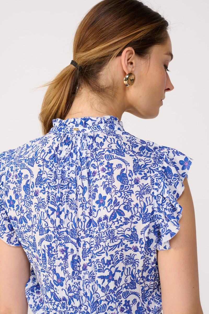 Mini Dress Callie - Blue Tiare 6