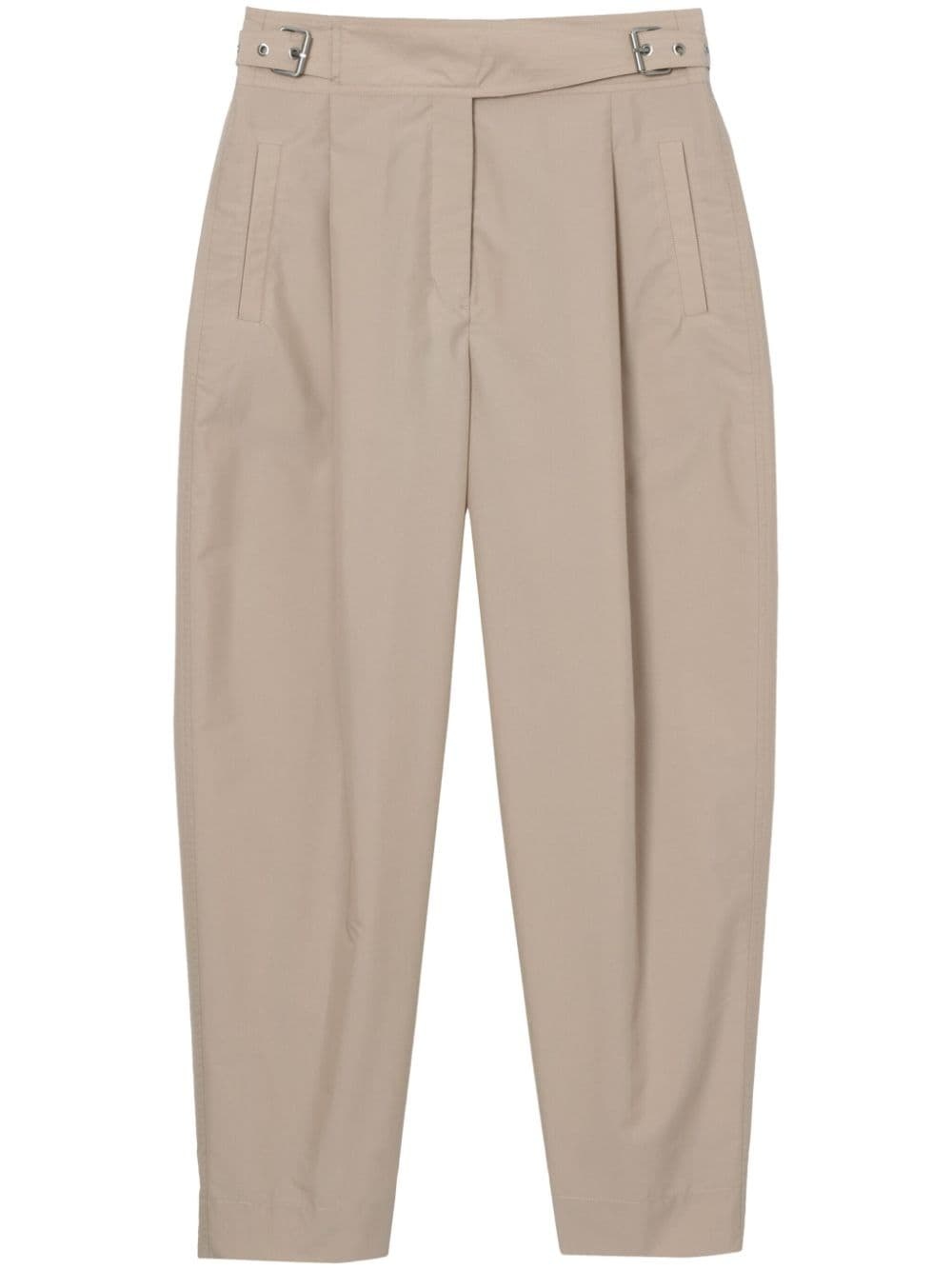 buckled tapered trousers - 1