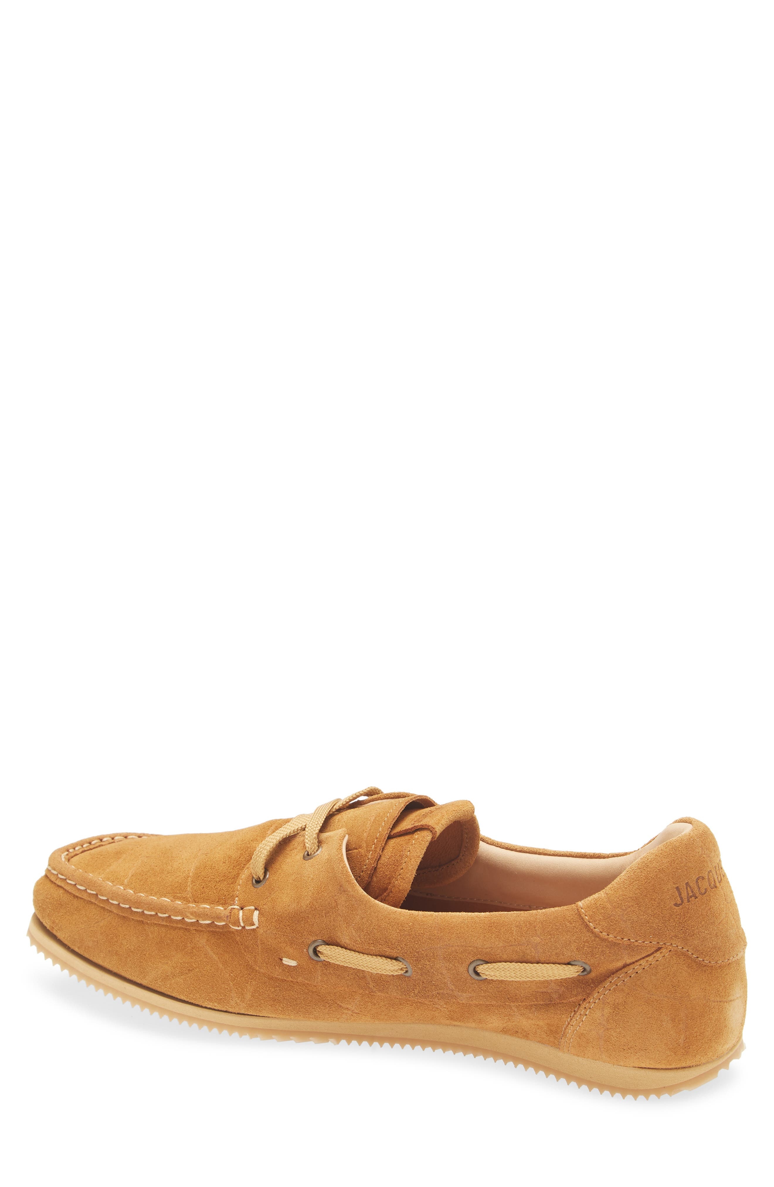 Jacquemus The Batto Boat Shoe in Camel 830 at Nordstrom - 2