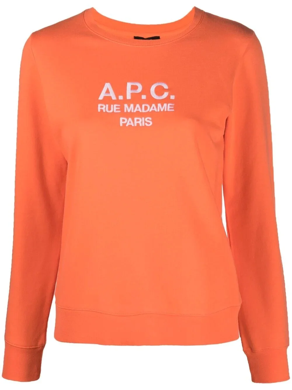 embroidered-logo sweatshirt - 1