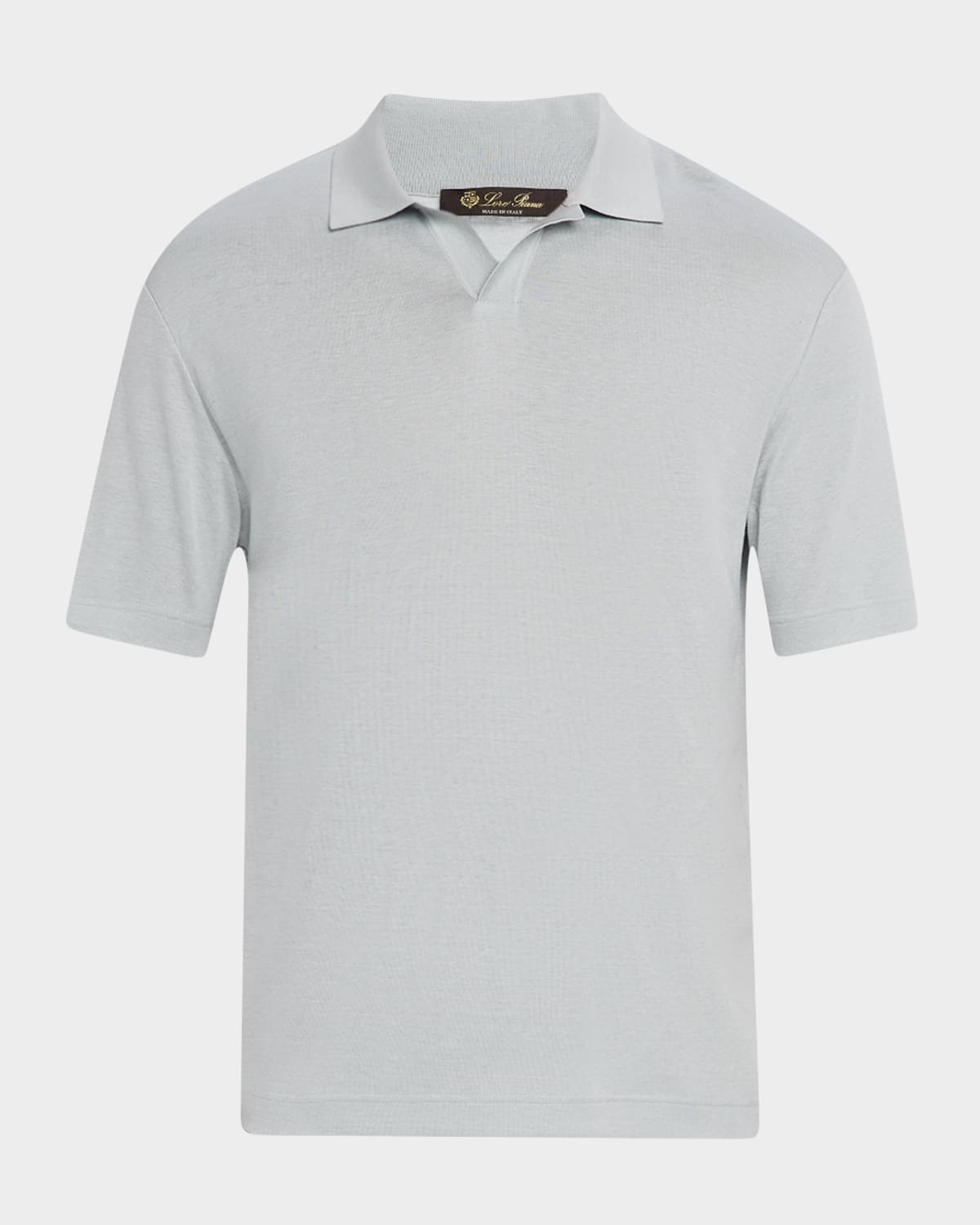 Men's Mazzorbo Silk and Cotton Polo Shirt - 1