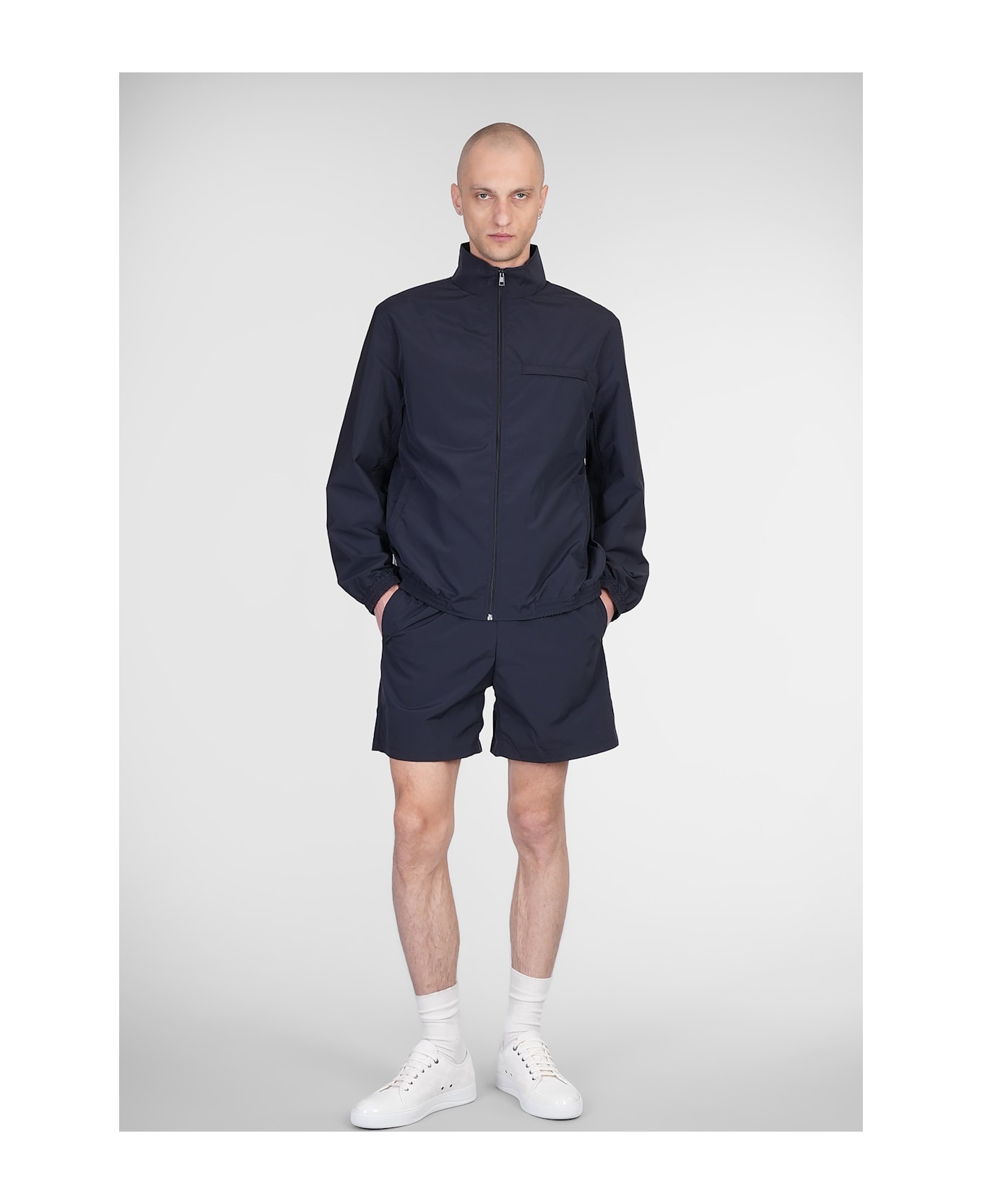 Casual Jacket In Blue Polyester - 2