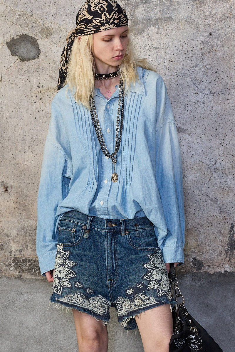 PINTUCK DROPNECK SHIRT 1