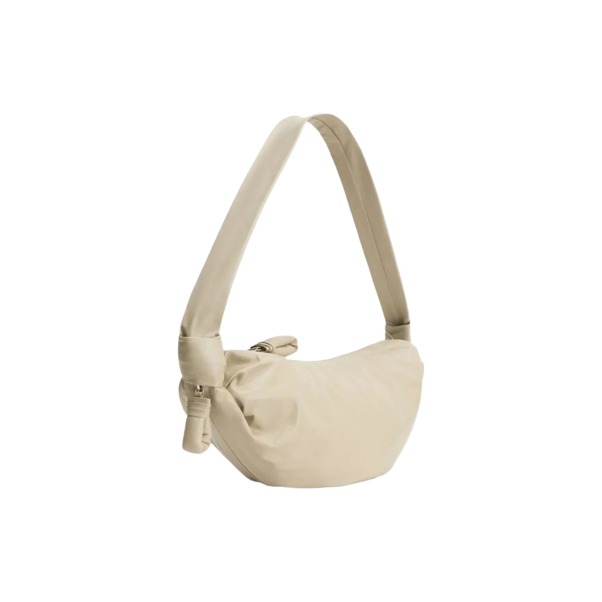 MEDIUM SOFT CROISSANT BAG (LIGHT MASTIC) - 3