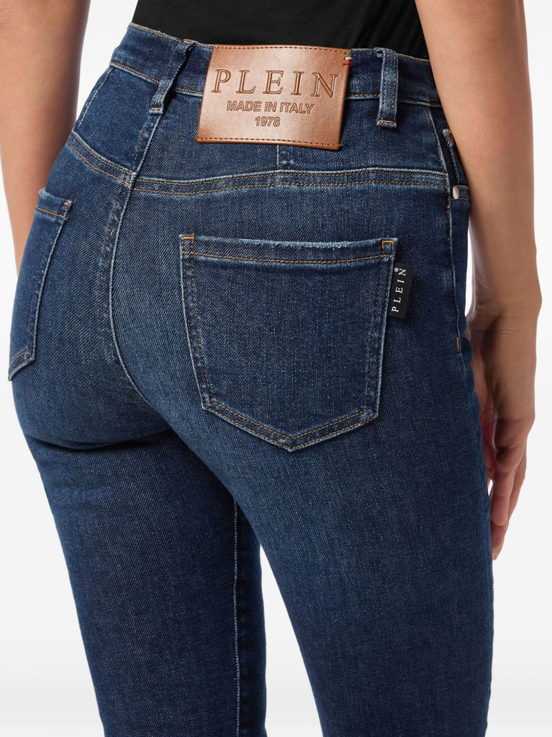 logo-plaque jeans 4