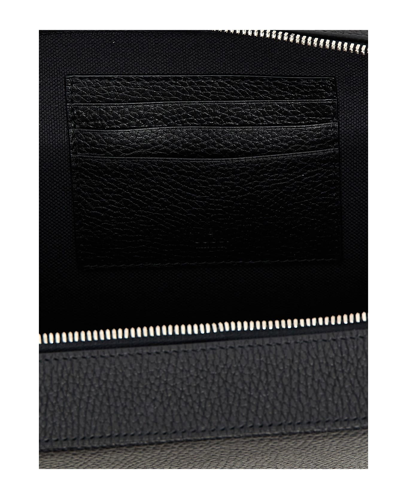Logo Leather Shoulder Strap - 4