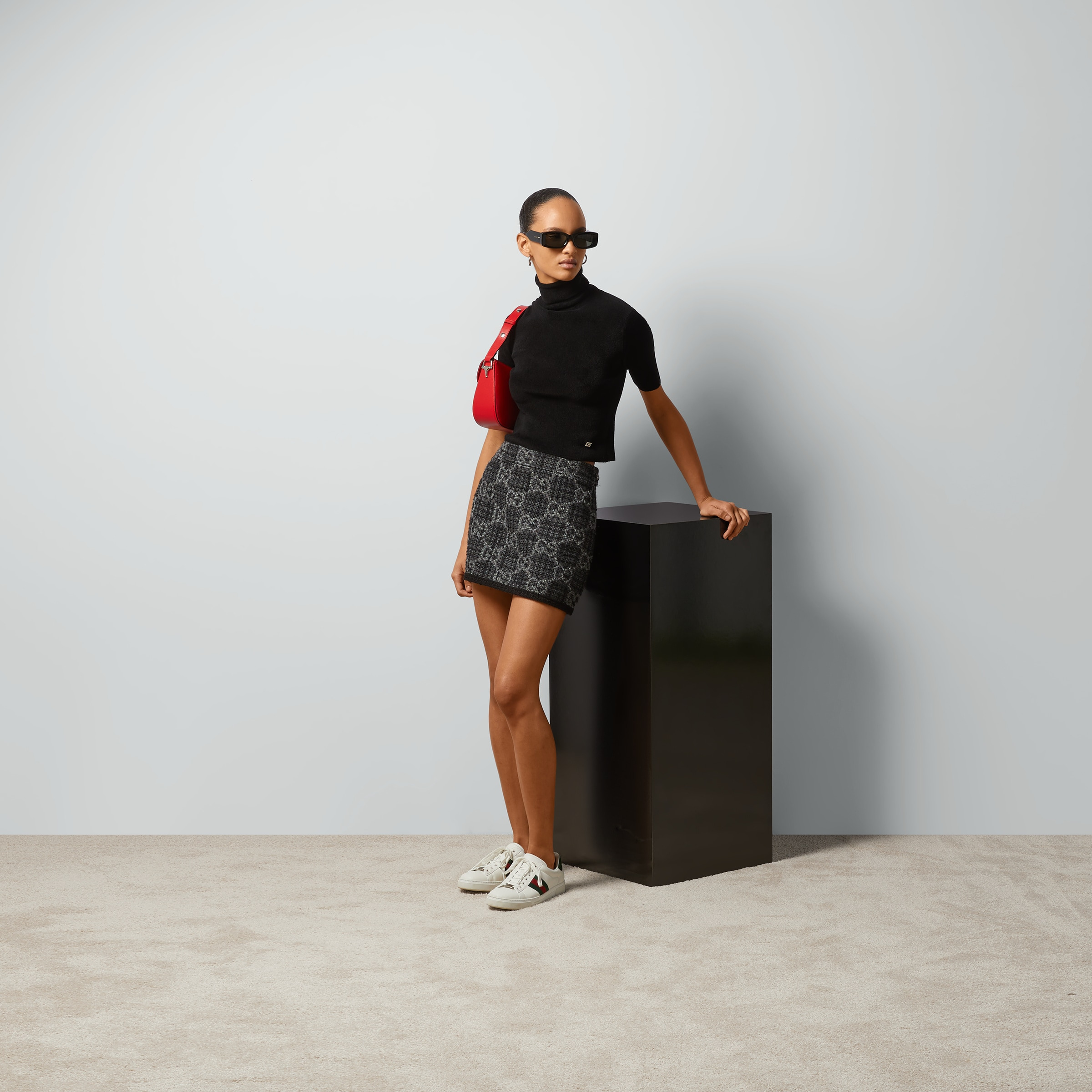 GG tweed skirt - 2