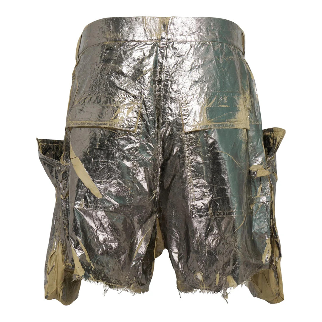 Stefan Cargo Shorts Palladium Foil Light Nylon - 2