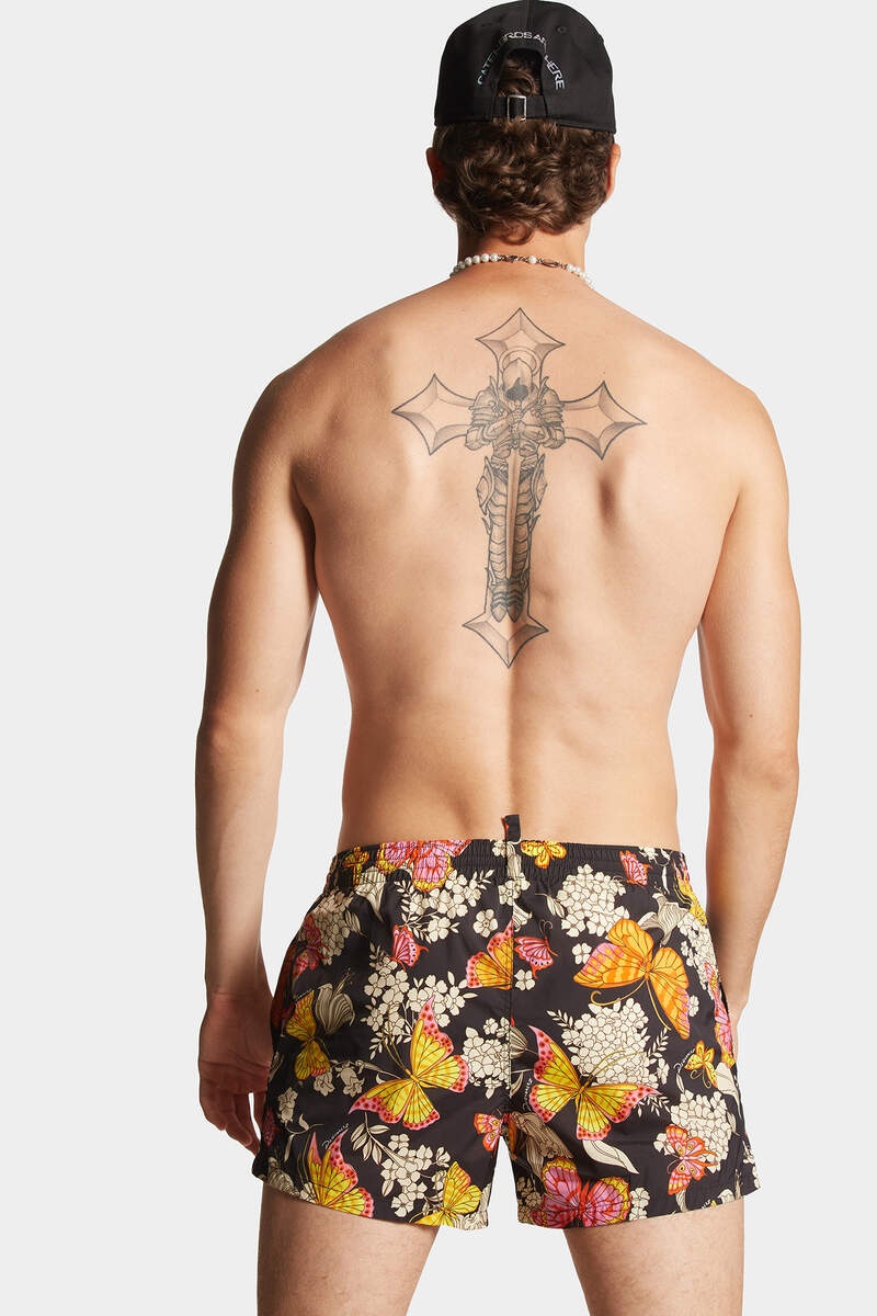 ALL OVER PRINTED BOXER MIDI - 4