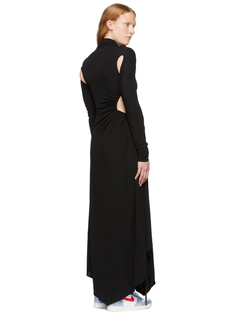 Black Cut-Out Midi Dress 3