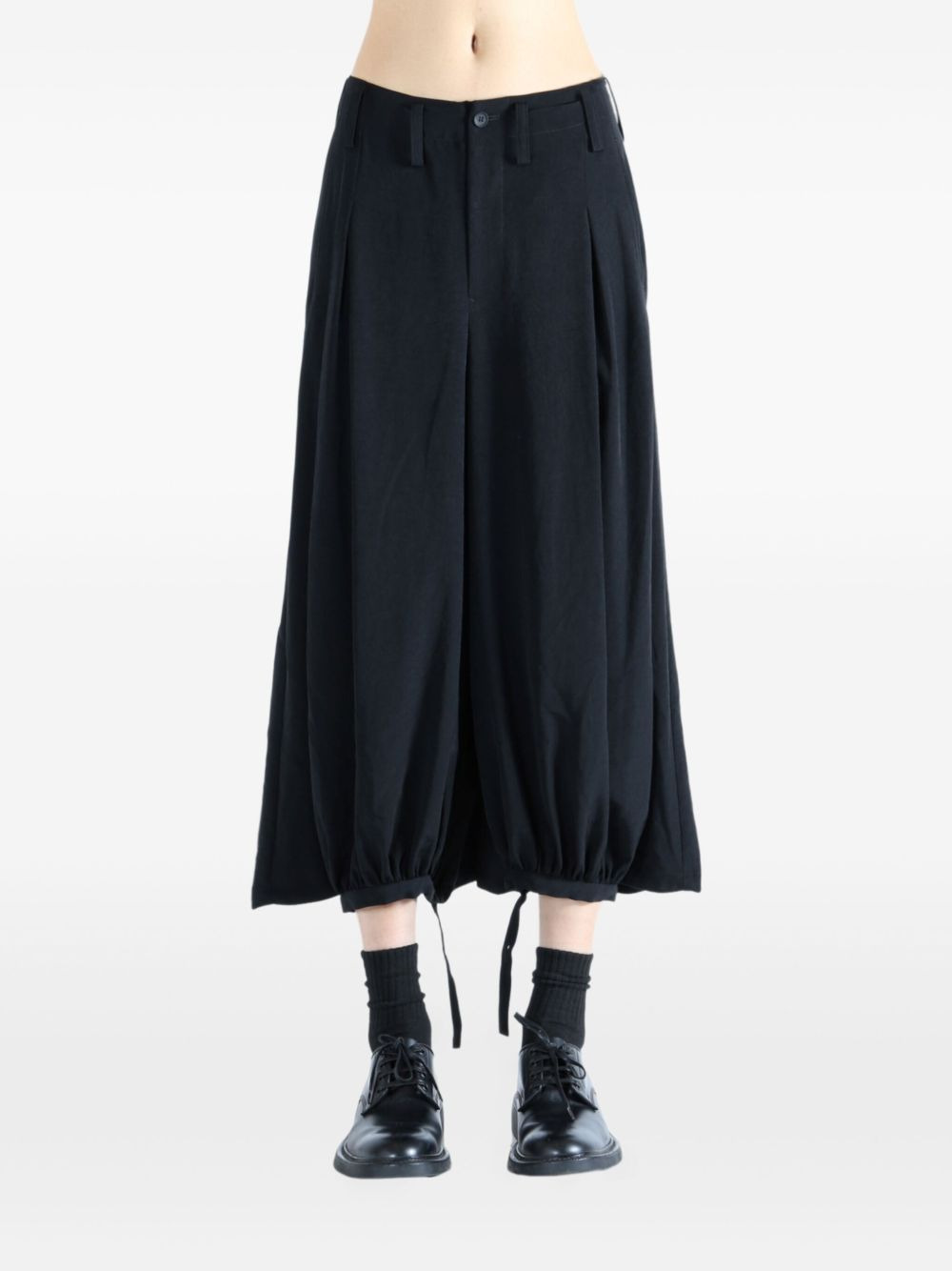 pleated balloon trousers - 2