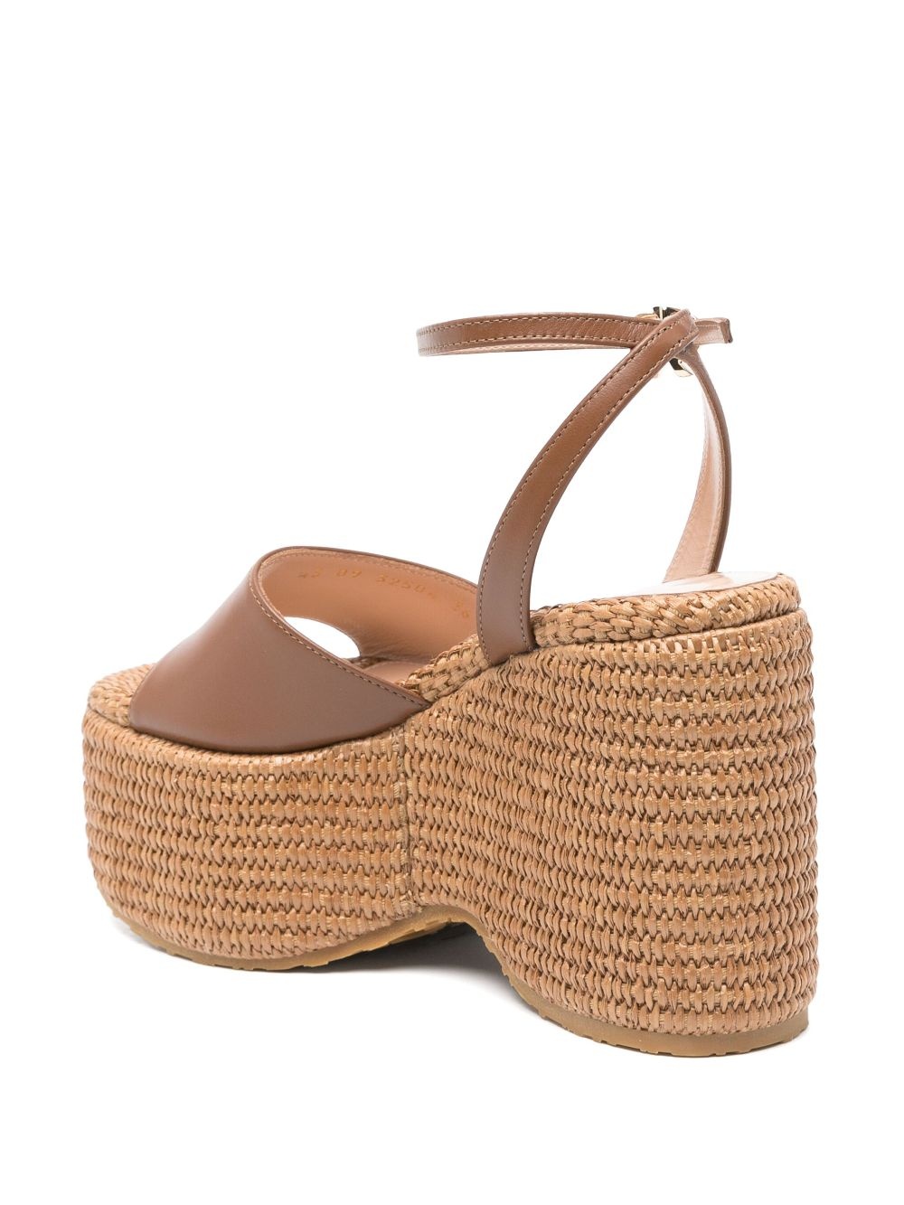 110mm leather sandals - 3