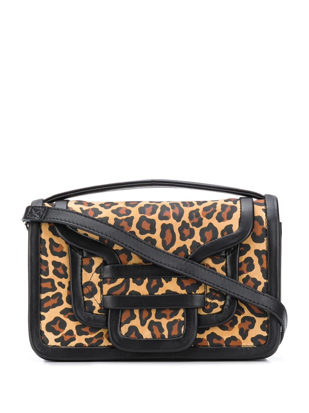 Alpha leopard print tote bag - 1