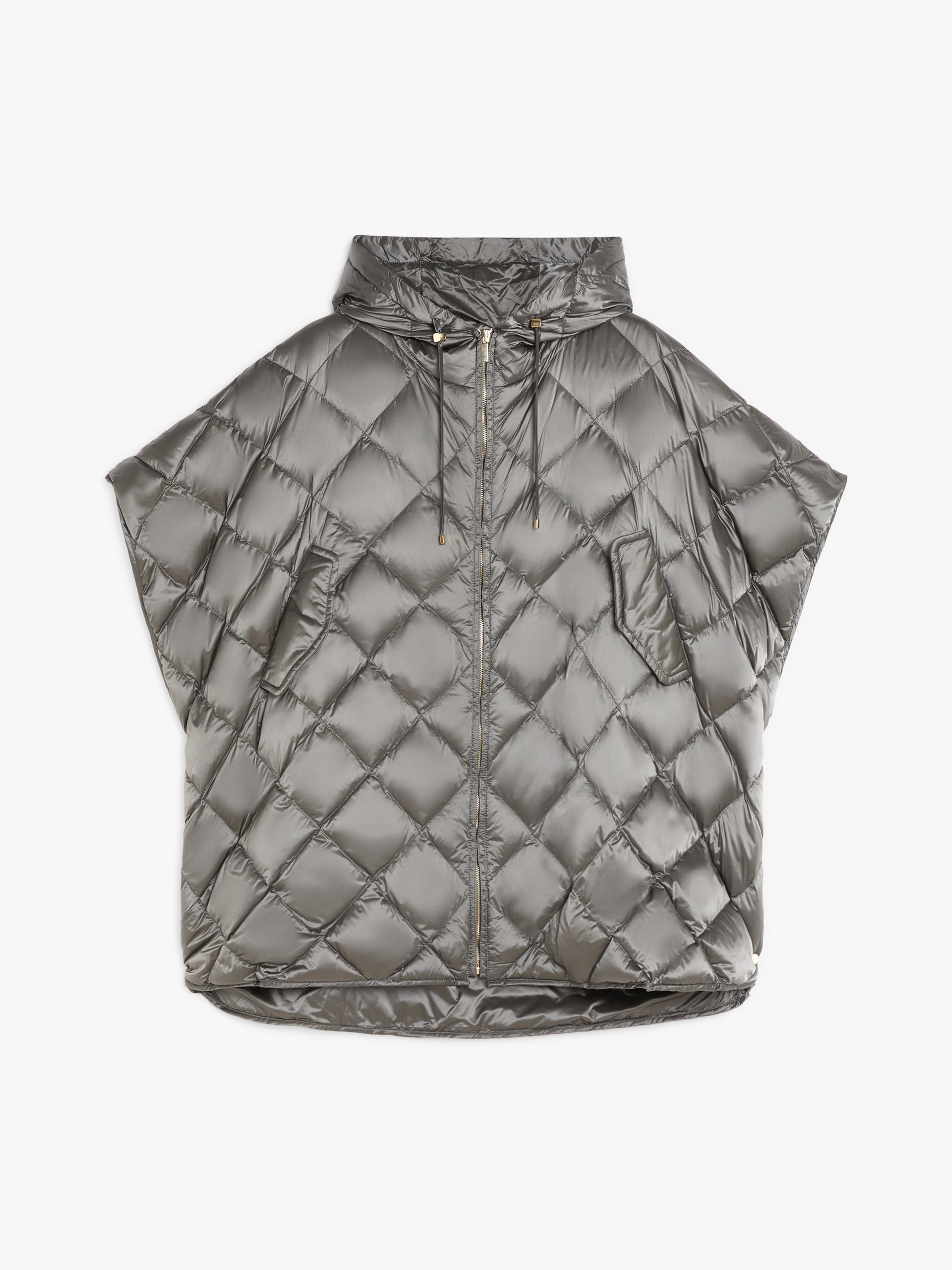 TREMAN Cape with hood in water-repellent canvas - 1