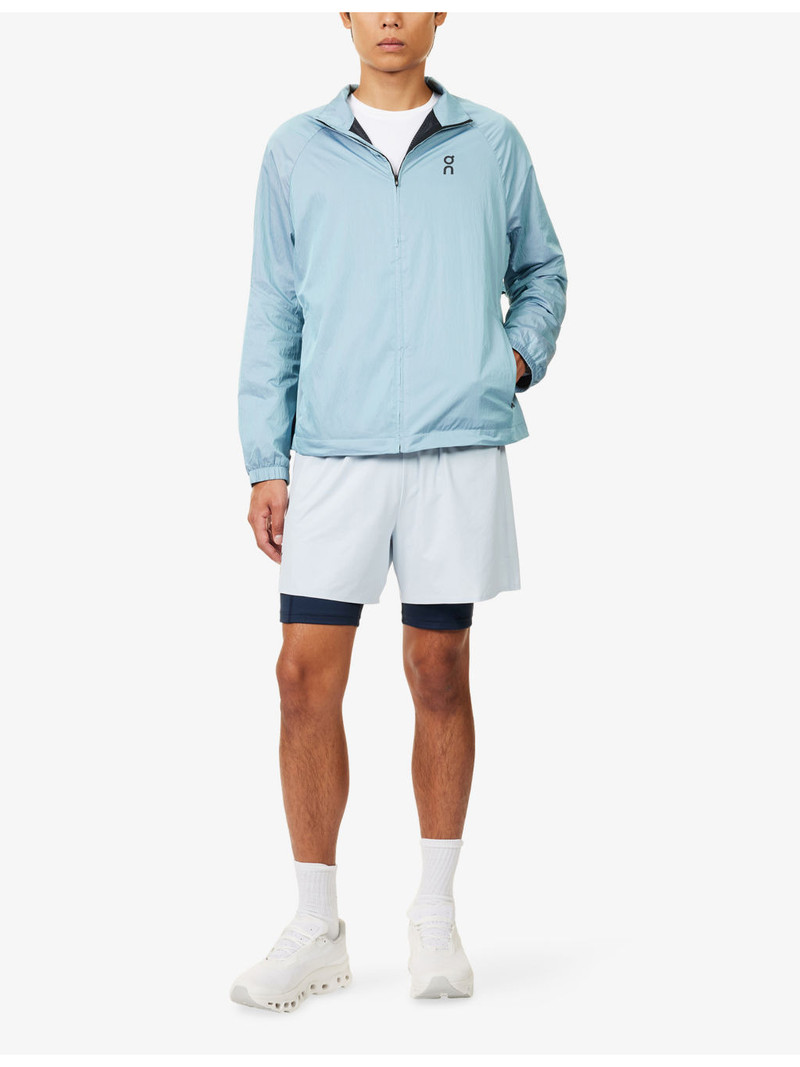 On Court Logo-Print Stretch-Woven Jacket outlook