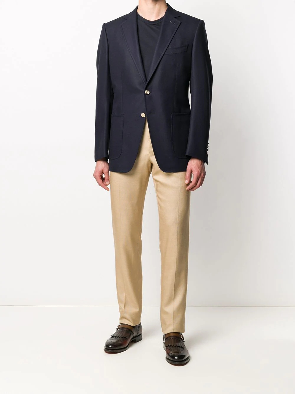 straight-leg tailored trousers - 2