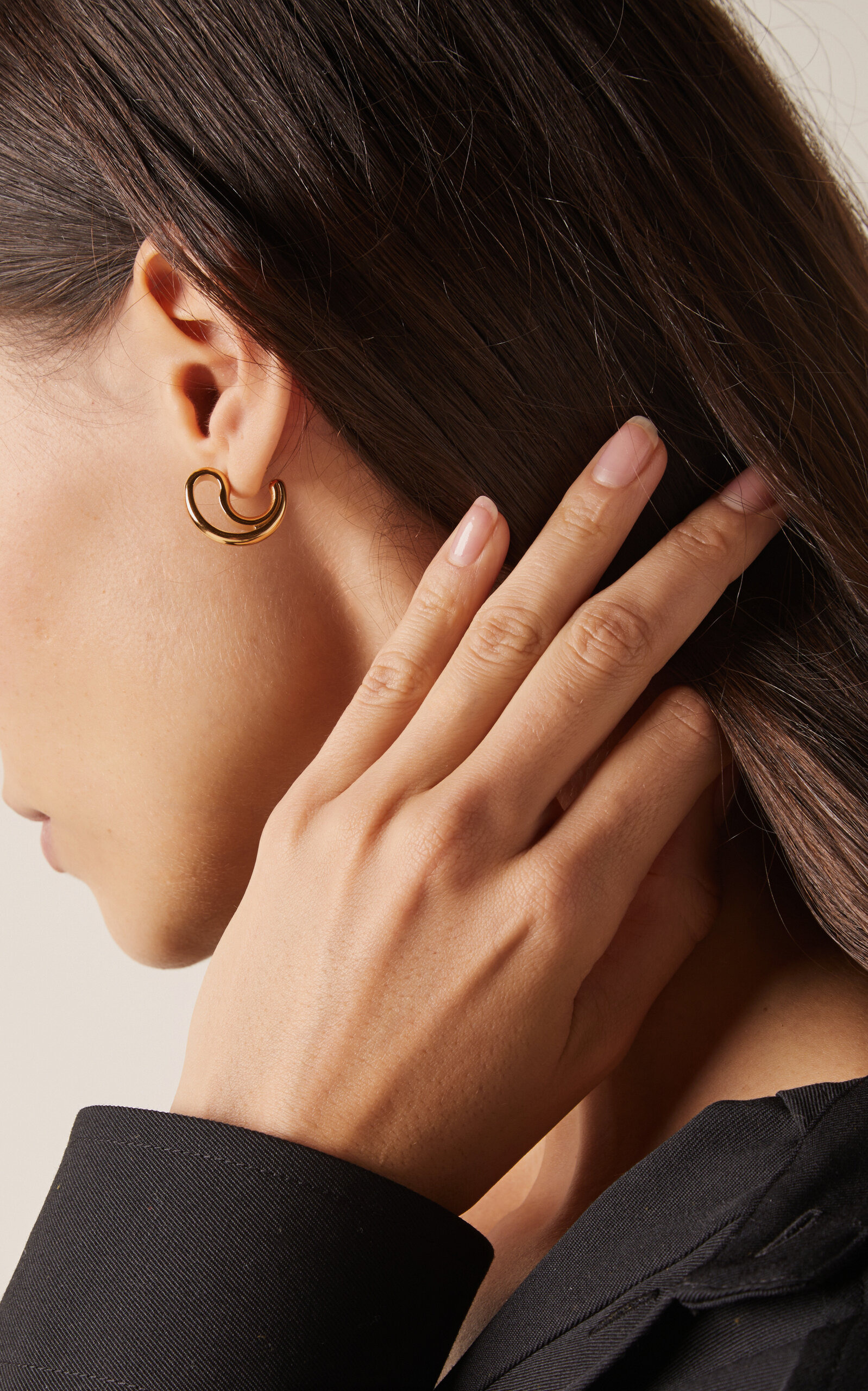 18k Yellow Gold-Plated Sterling Silver Earrings gold - 2