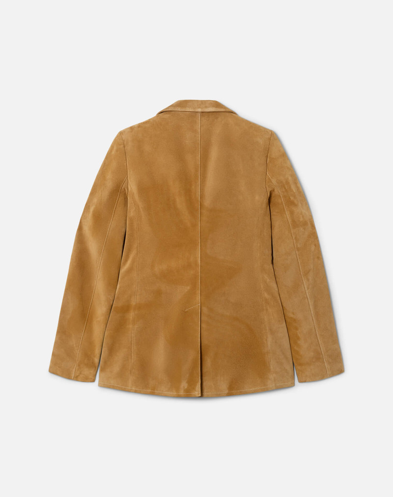 Classic Suede Blazer - Tobacco 2