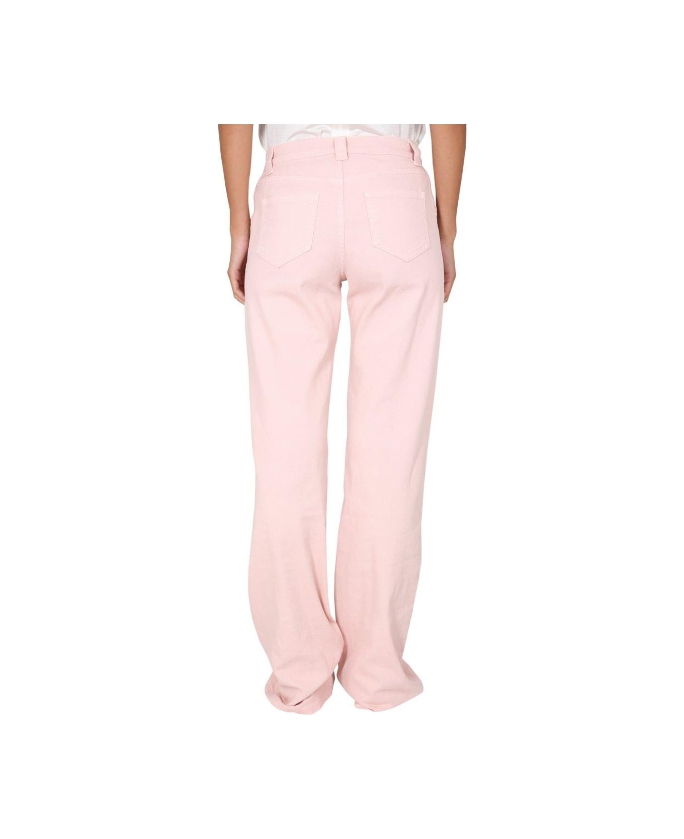 Flared Denim Jeans - 2