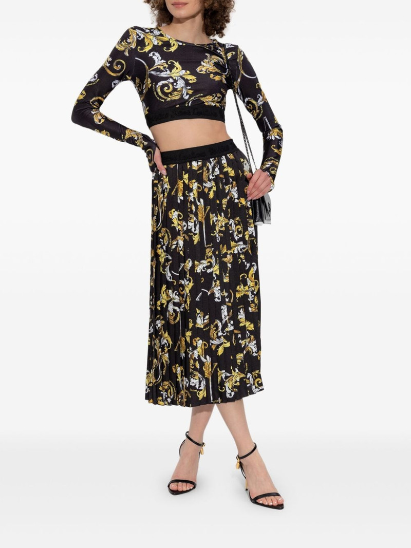 VERSACE JEANS COUTURE Barocco-print skirt outlook