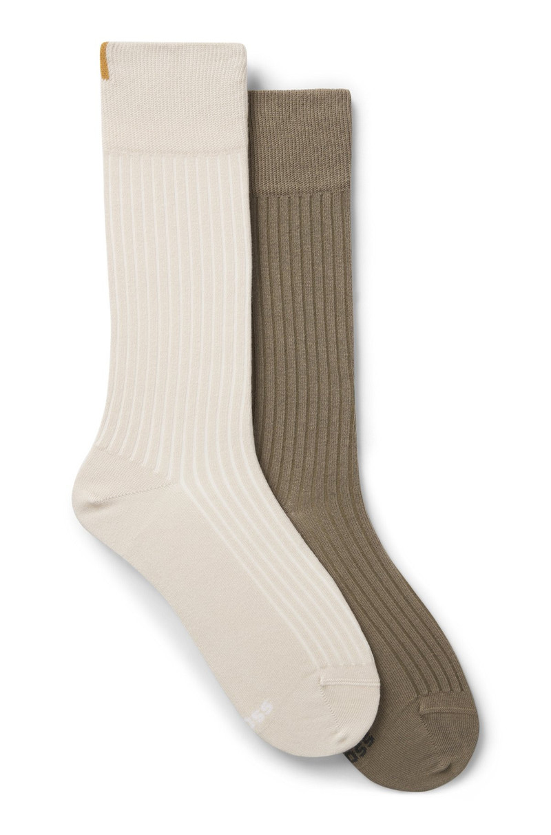 TWO-PACK OF RIBBED SOCKS IN A REGULAR LENGTH 1