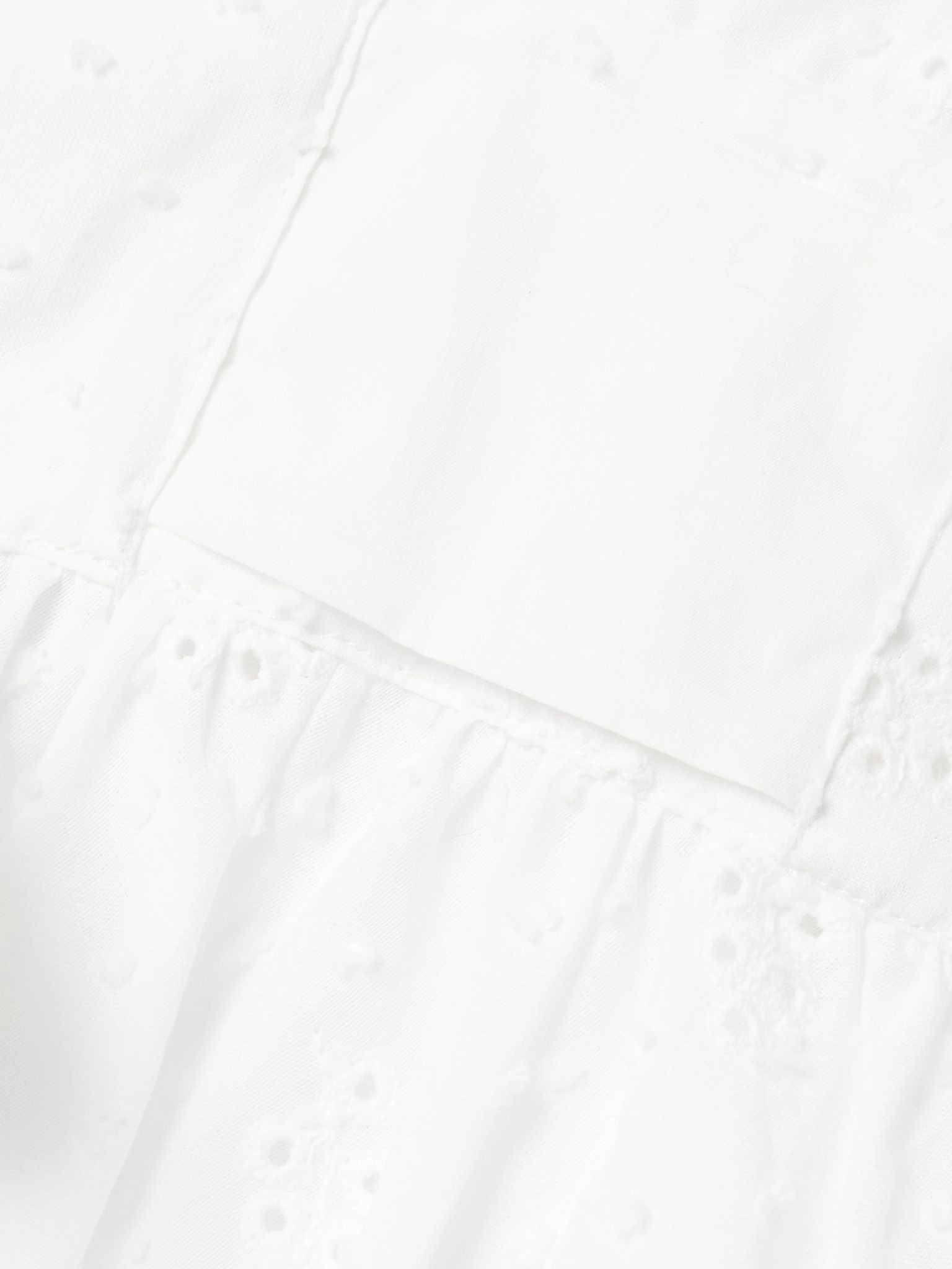 Suvereto lace-trimmed Swiss-dot and broderie anglaise cotton-voile tank White - 4
