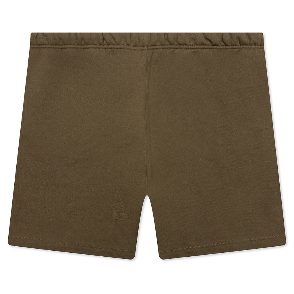 FLEECE SOCCER SHORT - OLIVE - 2