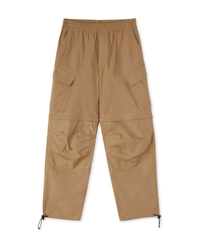 MSGM Solid color cotton cargo pants outlook