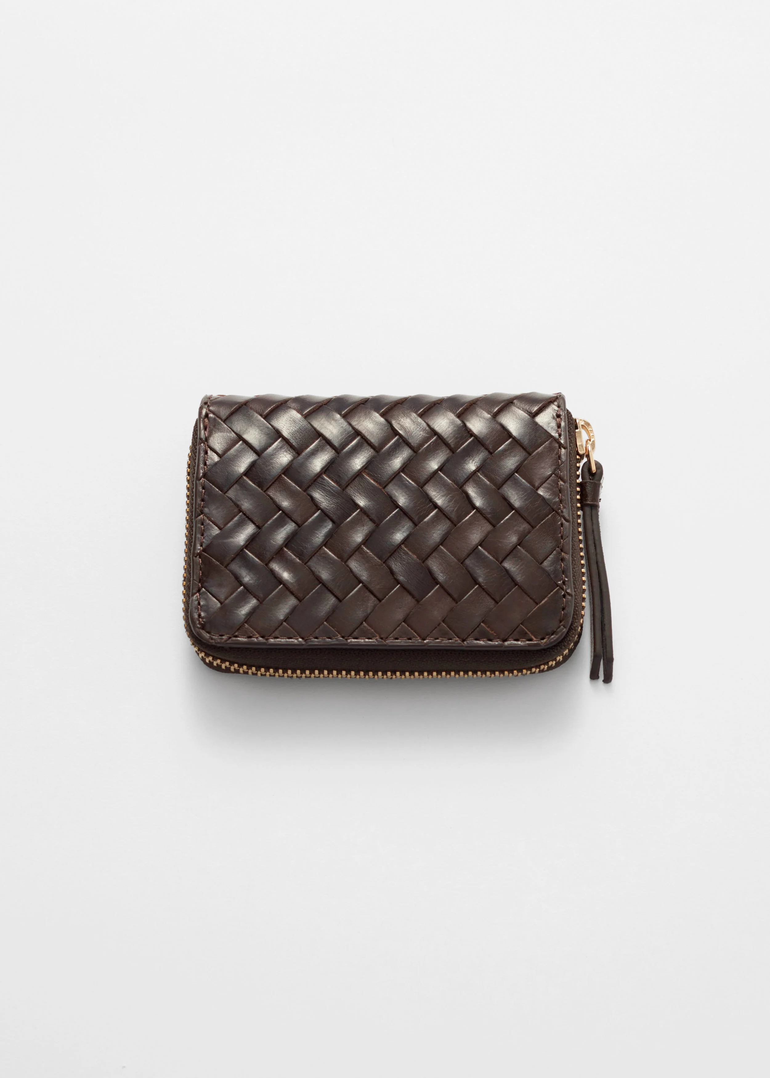 Braided Leather Wallet - 1