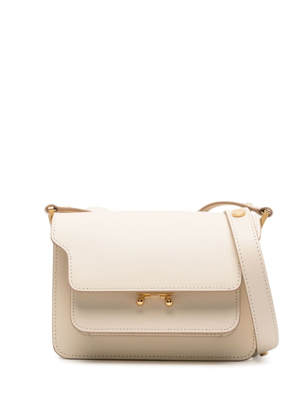 Trunk leather crossbody bag - 1