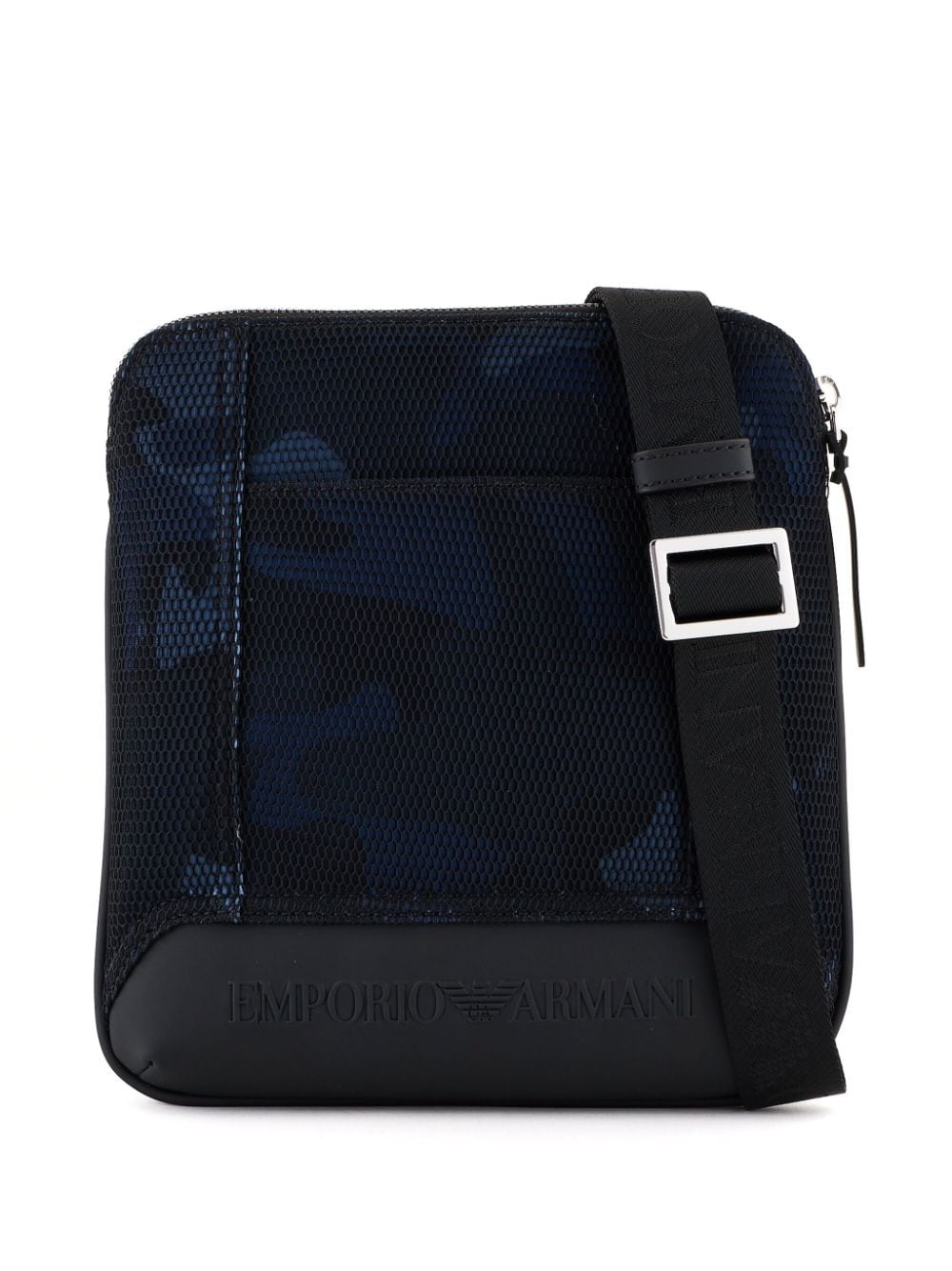 camouflage-pattern messenger bag - 1