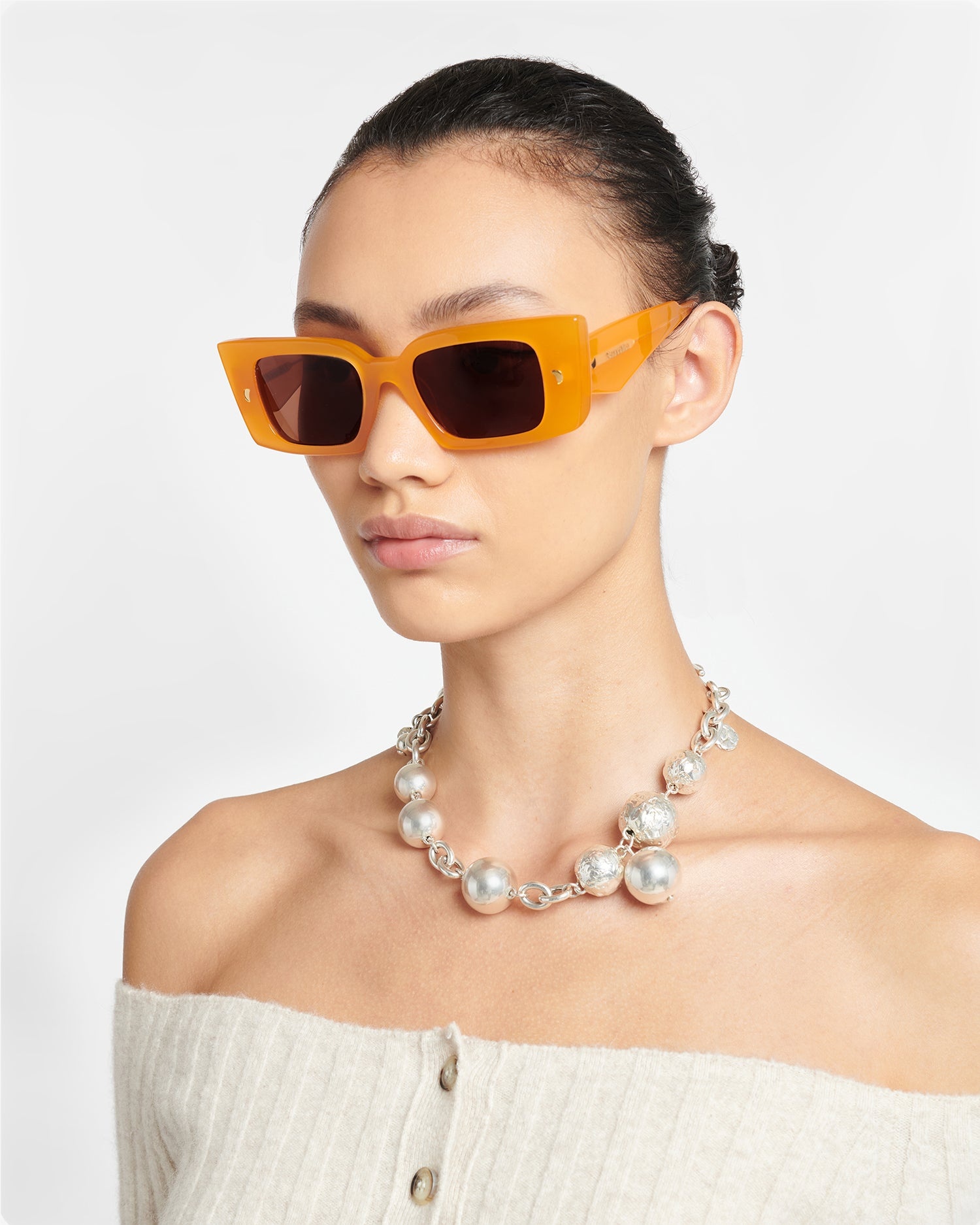 Bio-Plastic Rectangle-Frame Sunglasses - 5