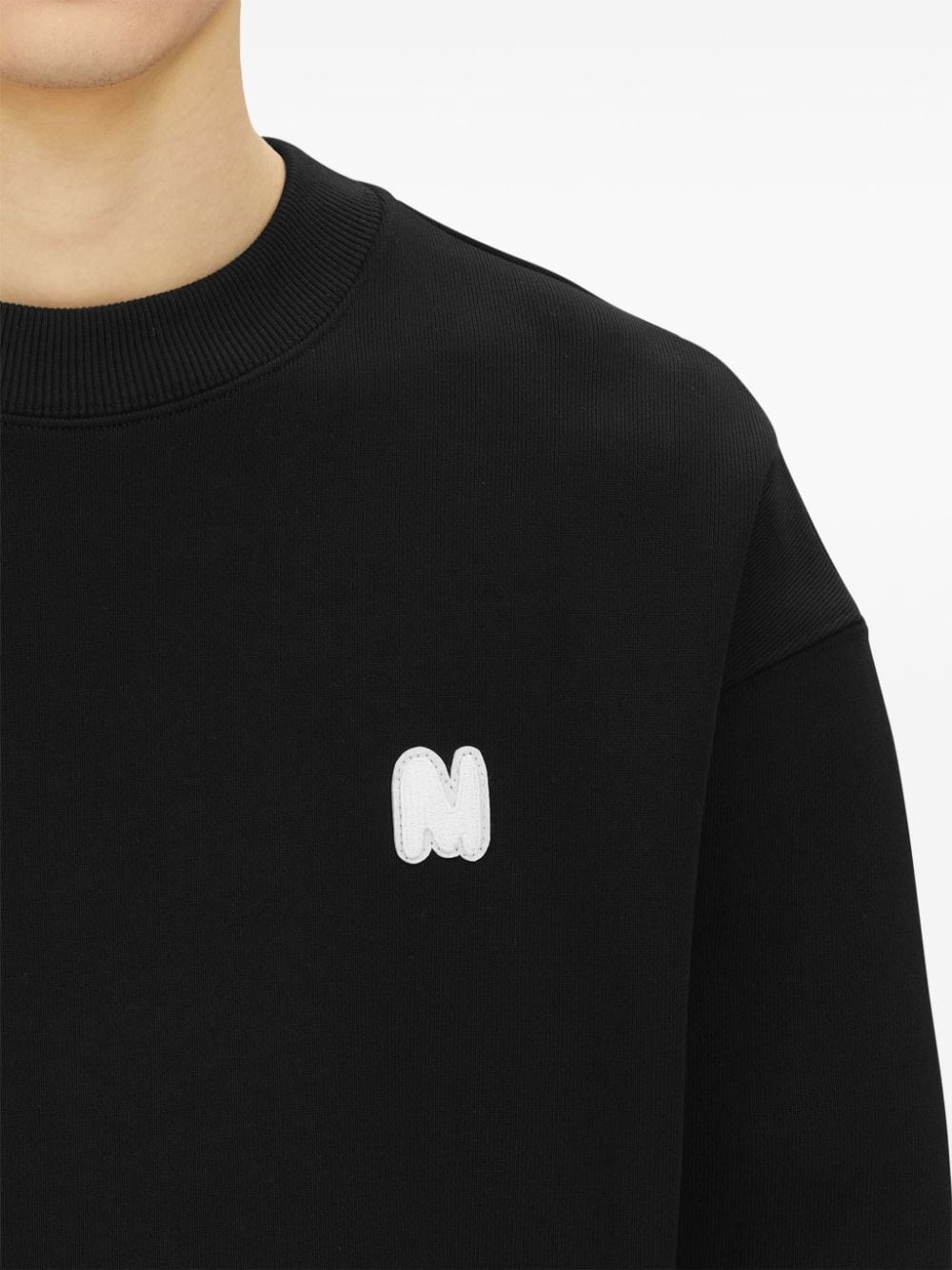 logo patch sweatshirt - 5