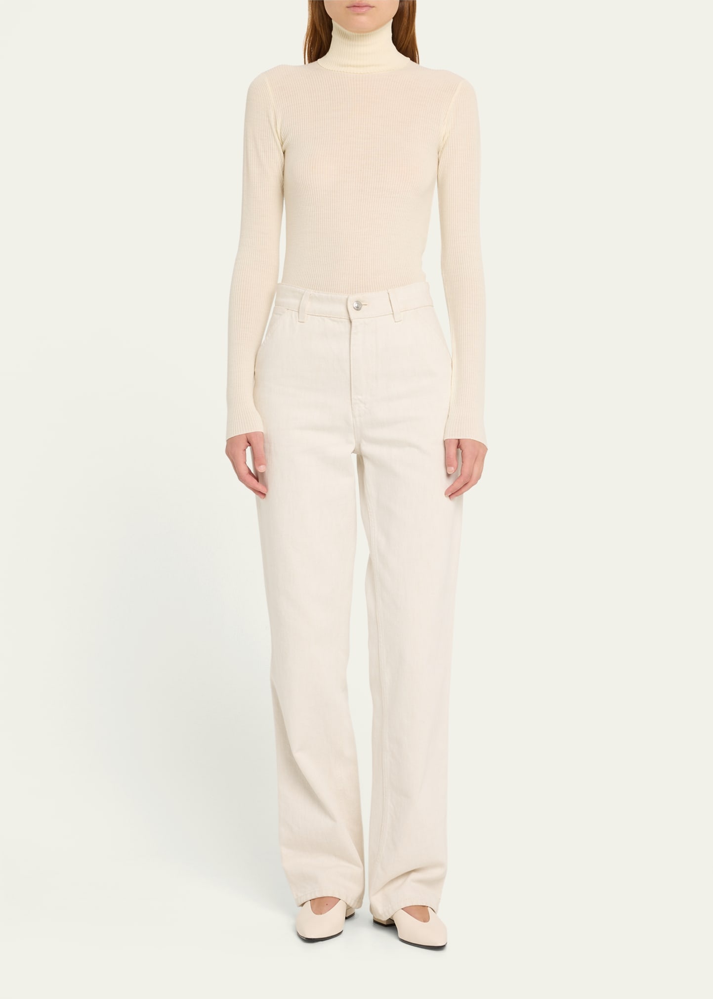 Taupo Ribbed Wool Turtleneck - 2