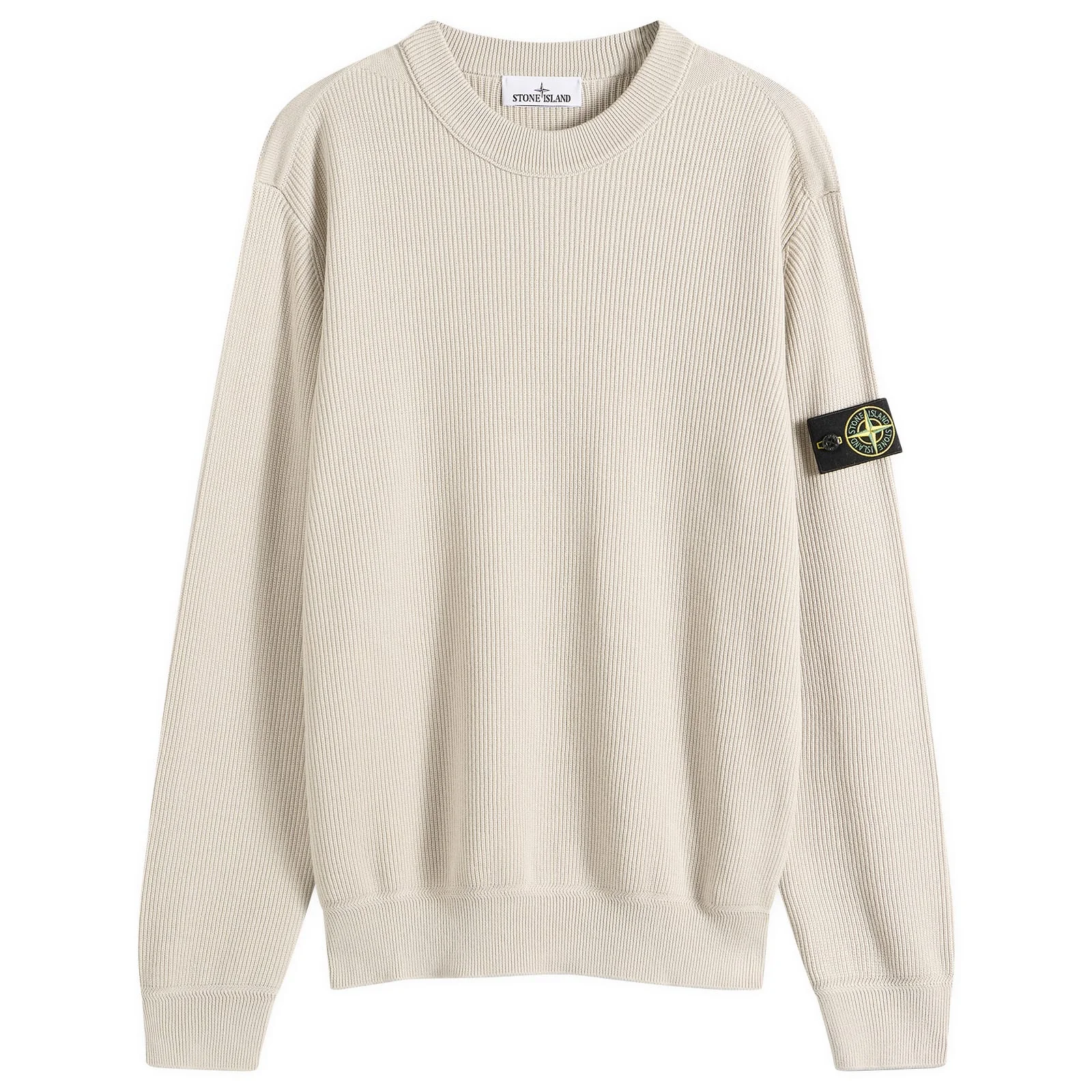 Stone Island Ribbed Soft Organic Cotton Jumper - 1