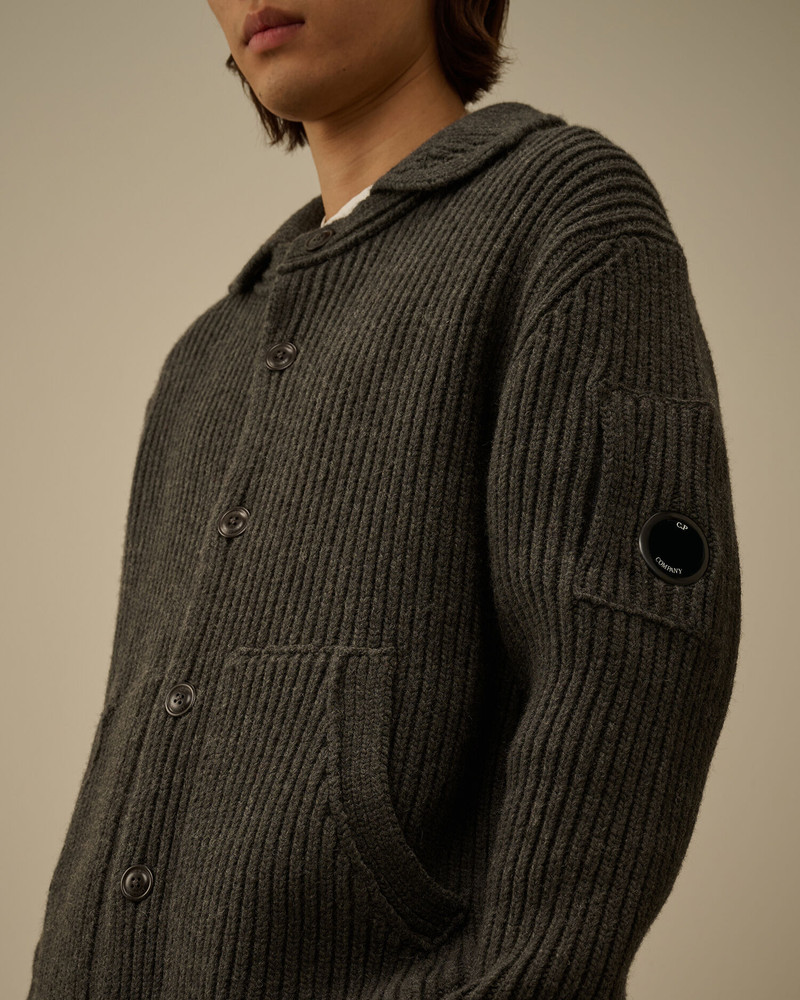 Lambswool GRS Button Cardigan 5