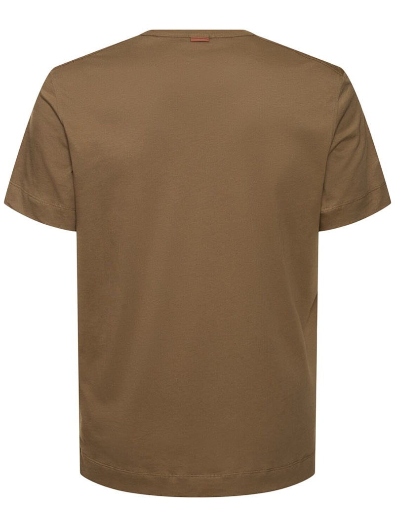 Pure cotton jersey regular fit t-shirt - 3