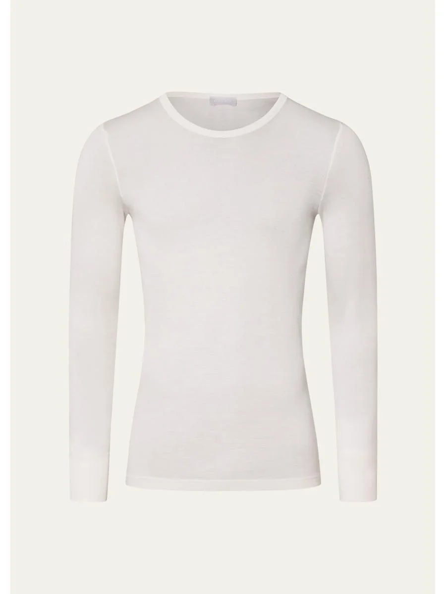 Woolen Silk Long-Sleeve Shirt - 1