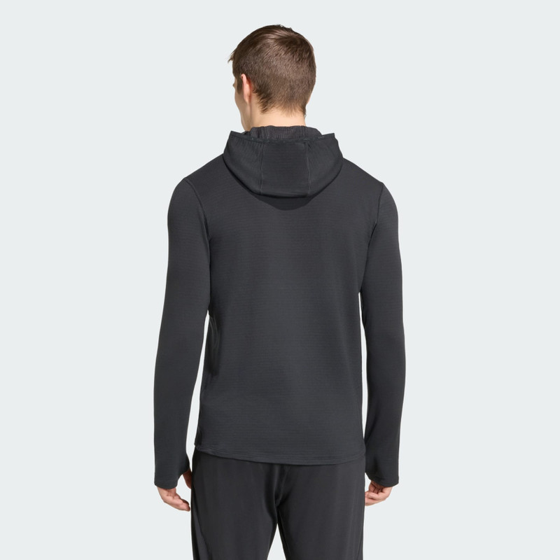 adi365 Running Essentials Winterized Long Sleeve Hooded Track Top 3
