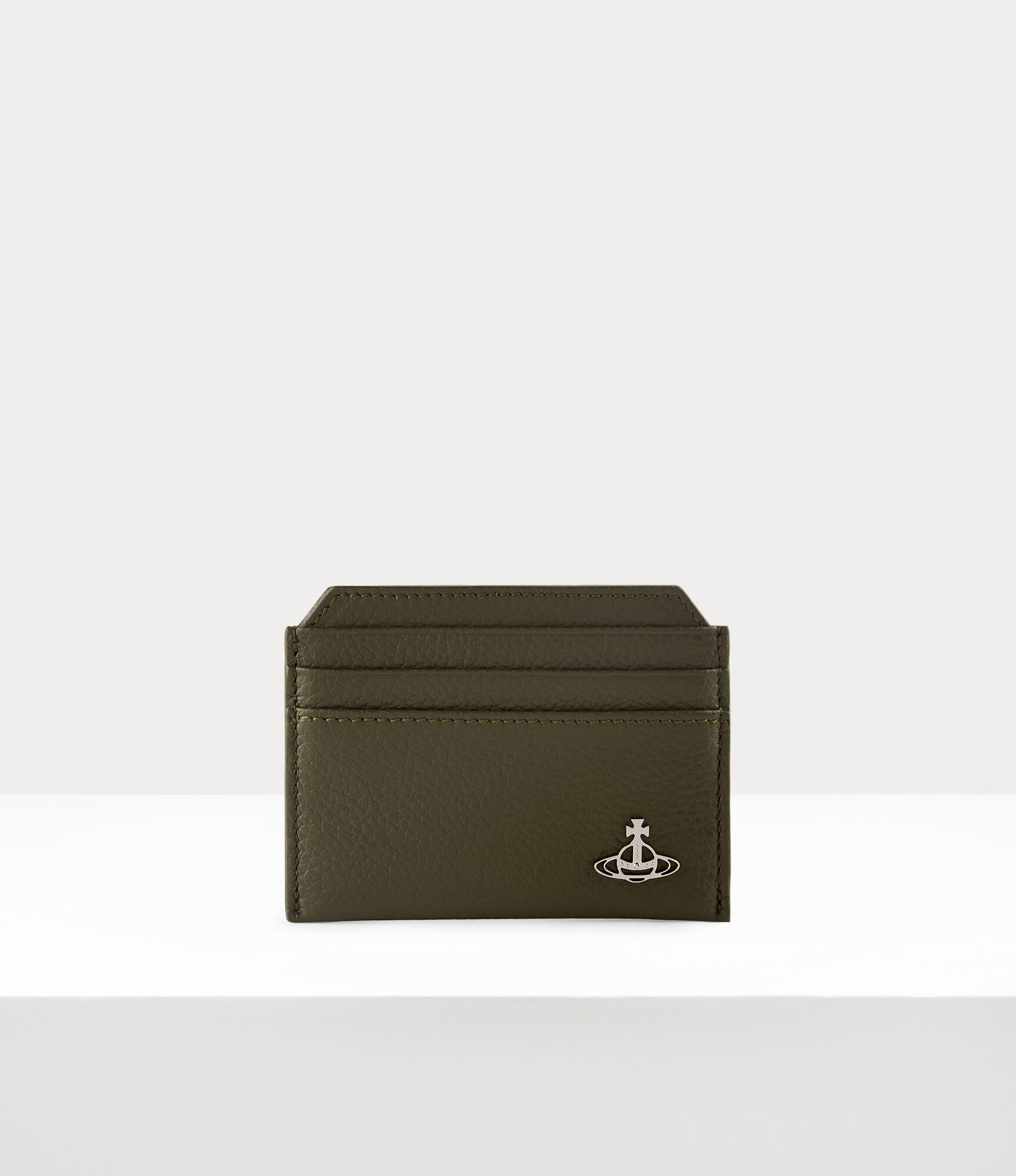 GRAIN LEATHER SLIM CARD HOLDER - 1