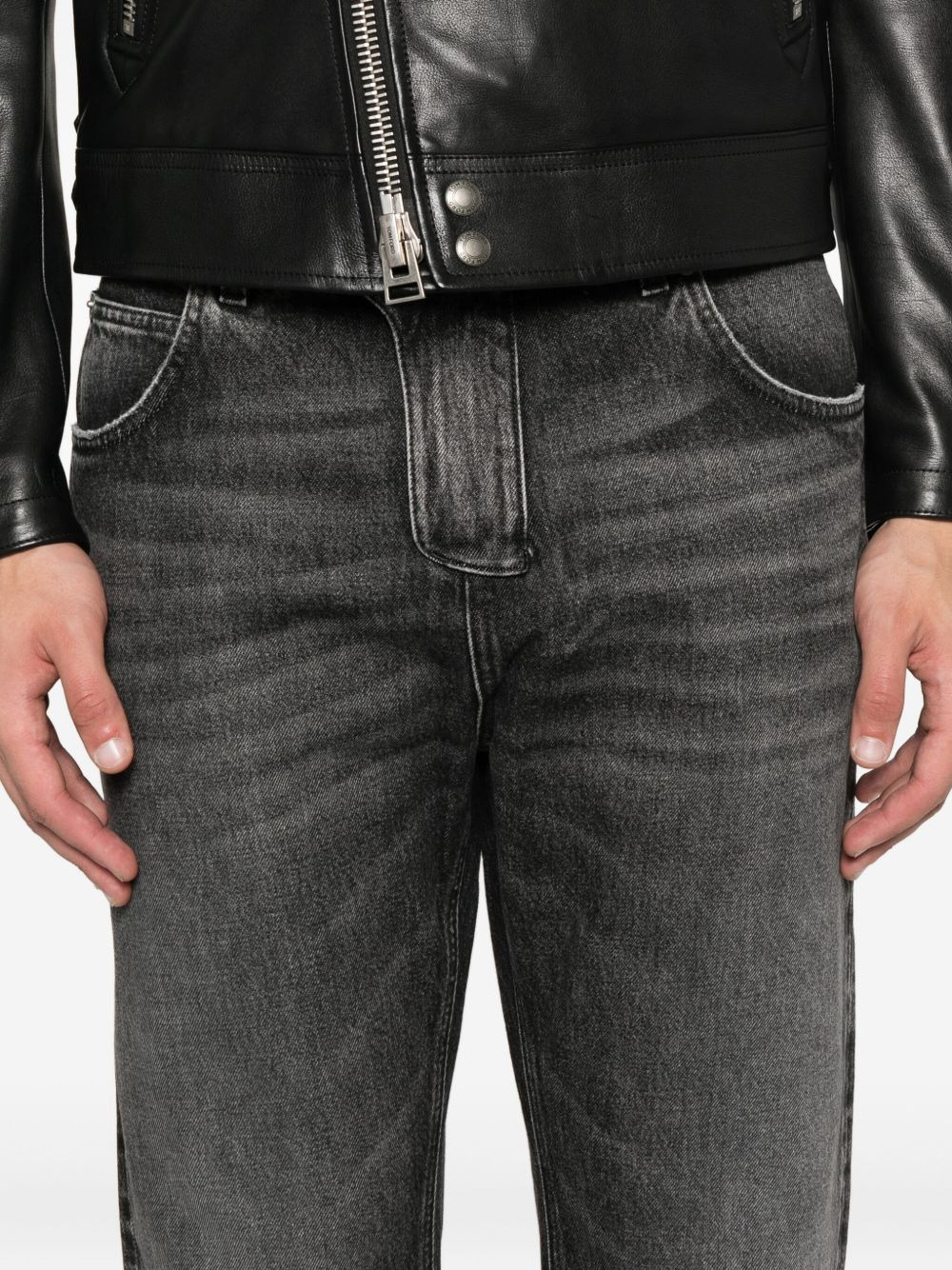 logo-patch jeans - 5
