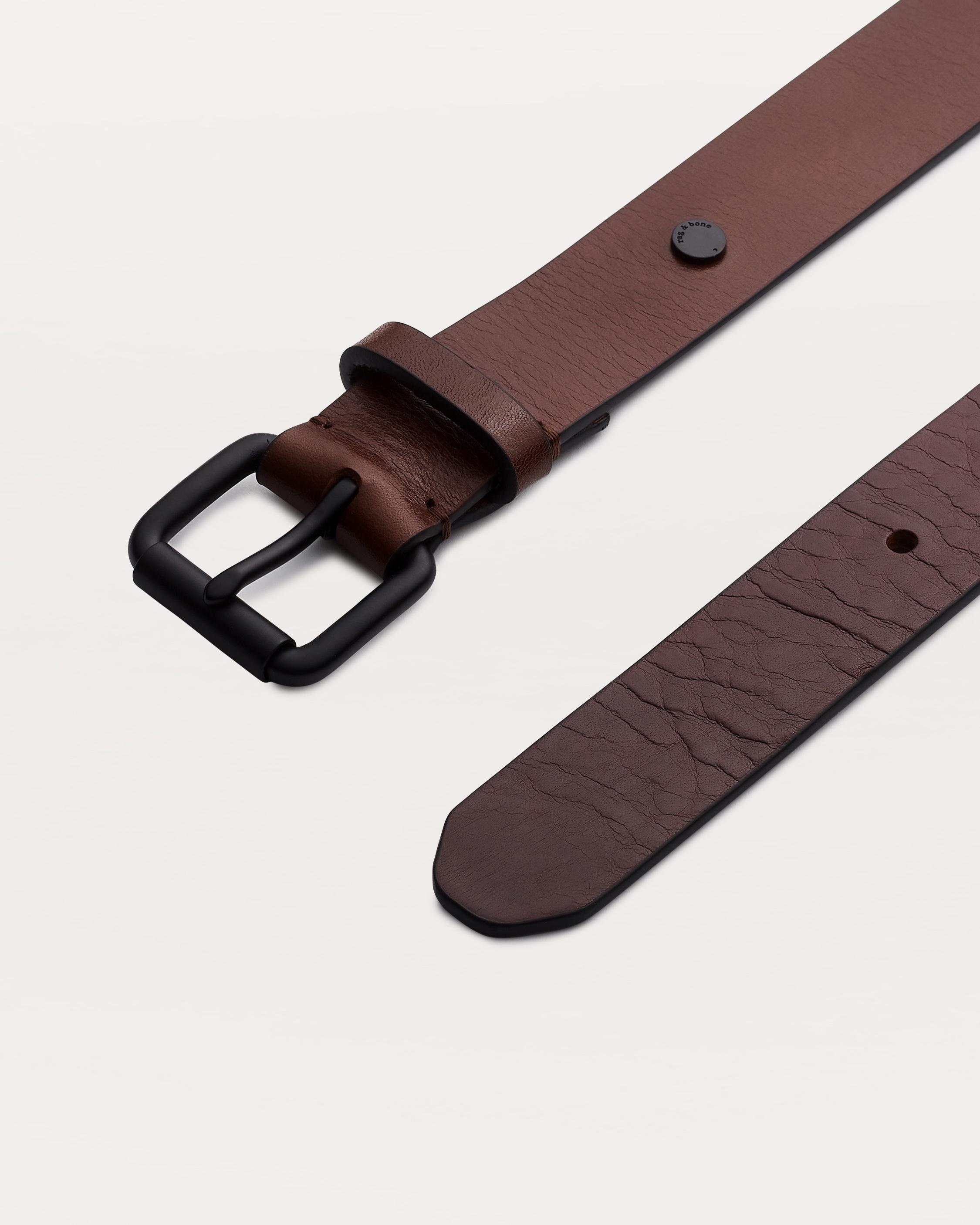 Liam Italian Leather Belt - 3